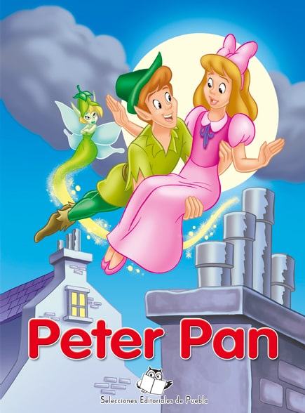 Portada libro infantil Peter Pan, Libros ingles
